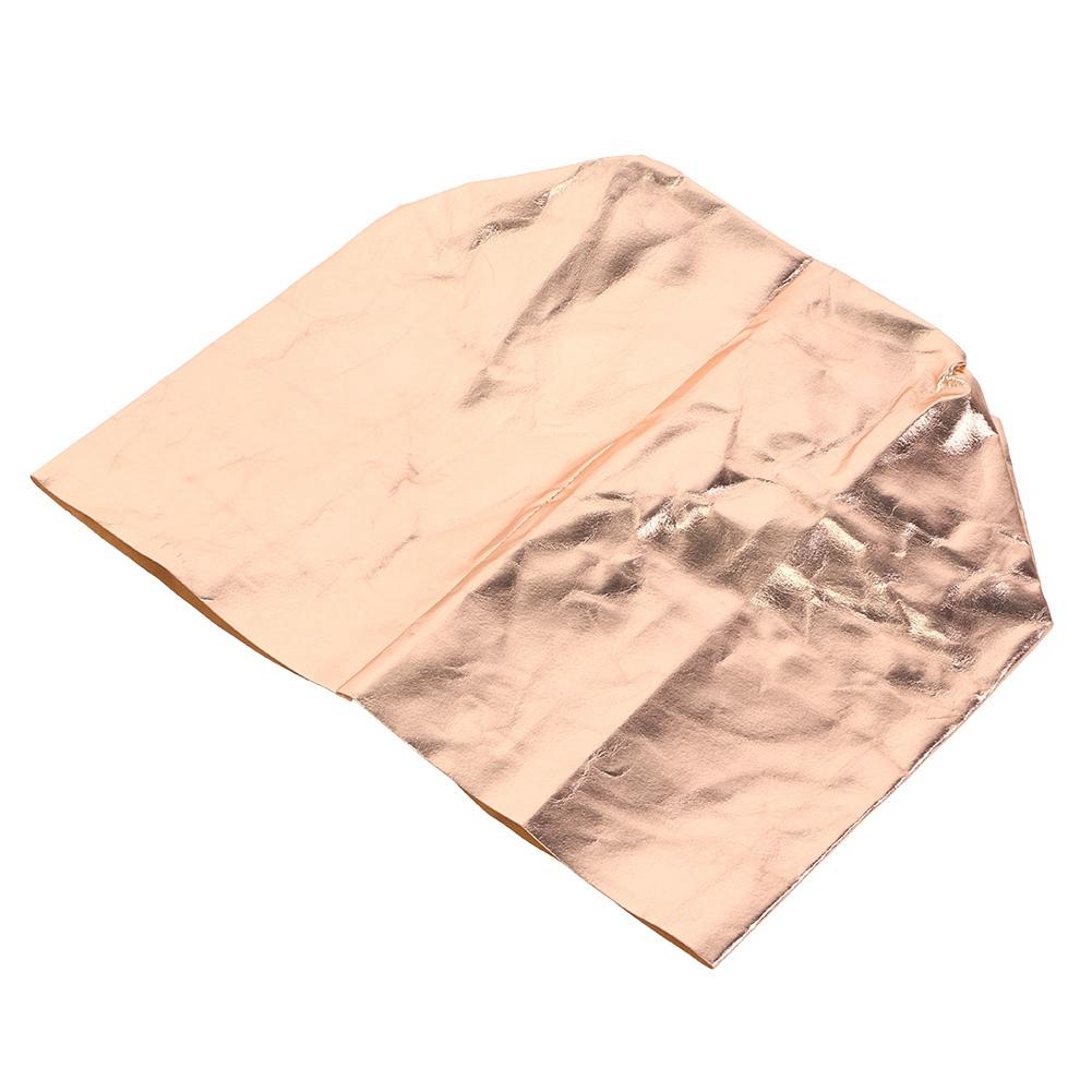 Kraftpapier Waschbar Wiederverwendbar Pflanzbeutel Pflanzen Anzuchtsäcke für Garten Balkon Roségold 20x20cm