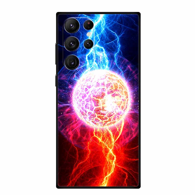 For Samsung S22 / S23 Ultra Case S23Ultra Black Silicone Soft Phone Case For Samsung Galaxy S22 Ultra Back Cover Case S 23 Ultra