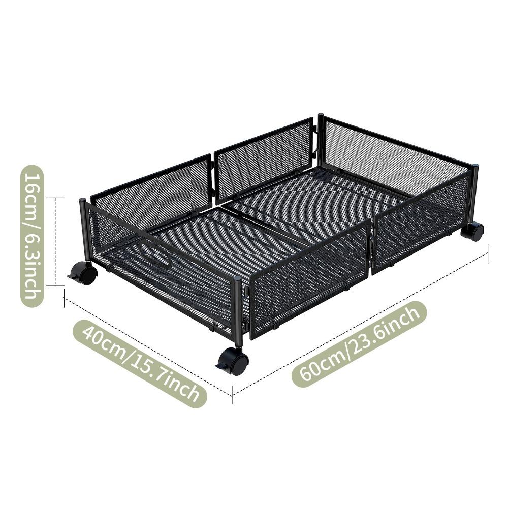 with Wheels Under Bed Storage Containers Large Capacity Shoe Organizer Drawer  Bedroom
