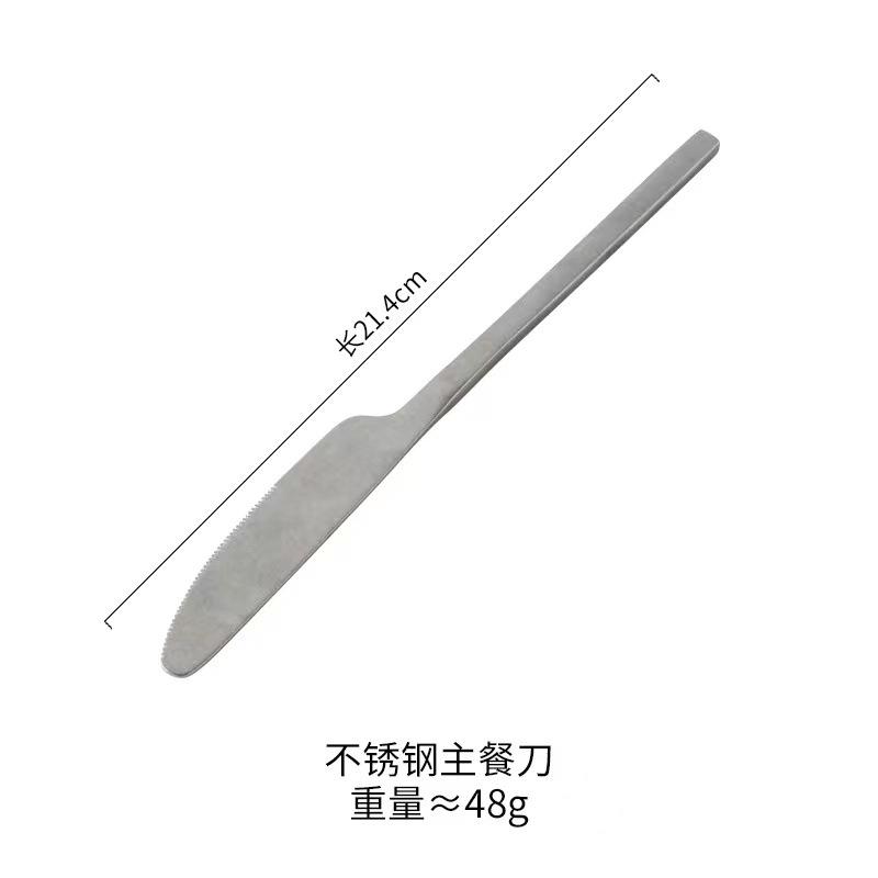 Retro 430 knife and fork stainless steel tableware knife, fork and spoon western stainless steel tableware