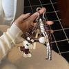 Bag Charm Fashion Schnauzer with Handmade Rope Sporty Bag Pendant Baseball Decor Casual Cool Trendy Fashion Pendant