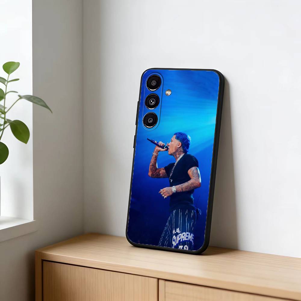 Blessd Cantante Rapper Phone Case For Samsung Galaxy A20,21s,22,31,32,52,53,72,73,80,91 Soft Black Shell