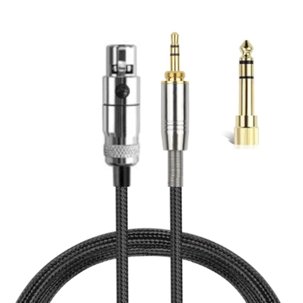 Versatile 3.5mm to MINI XLR3Pin Cable for K240/K240 MKII/K141/K171 Headphone for Stable and Clear Sound Quality