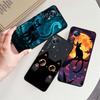 Cartoon Cat Cute For Xiaomi Mi 15 14 13 13T 12 12T 12S 11 11i 11T Pro Ultra Lite 5G Black Soft Phone Case