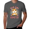 This Girl Loves Her Hamster Heart Hamster Tshirt Daily Casual Short Sleeve Tee Shirt Tshirt