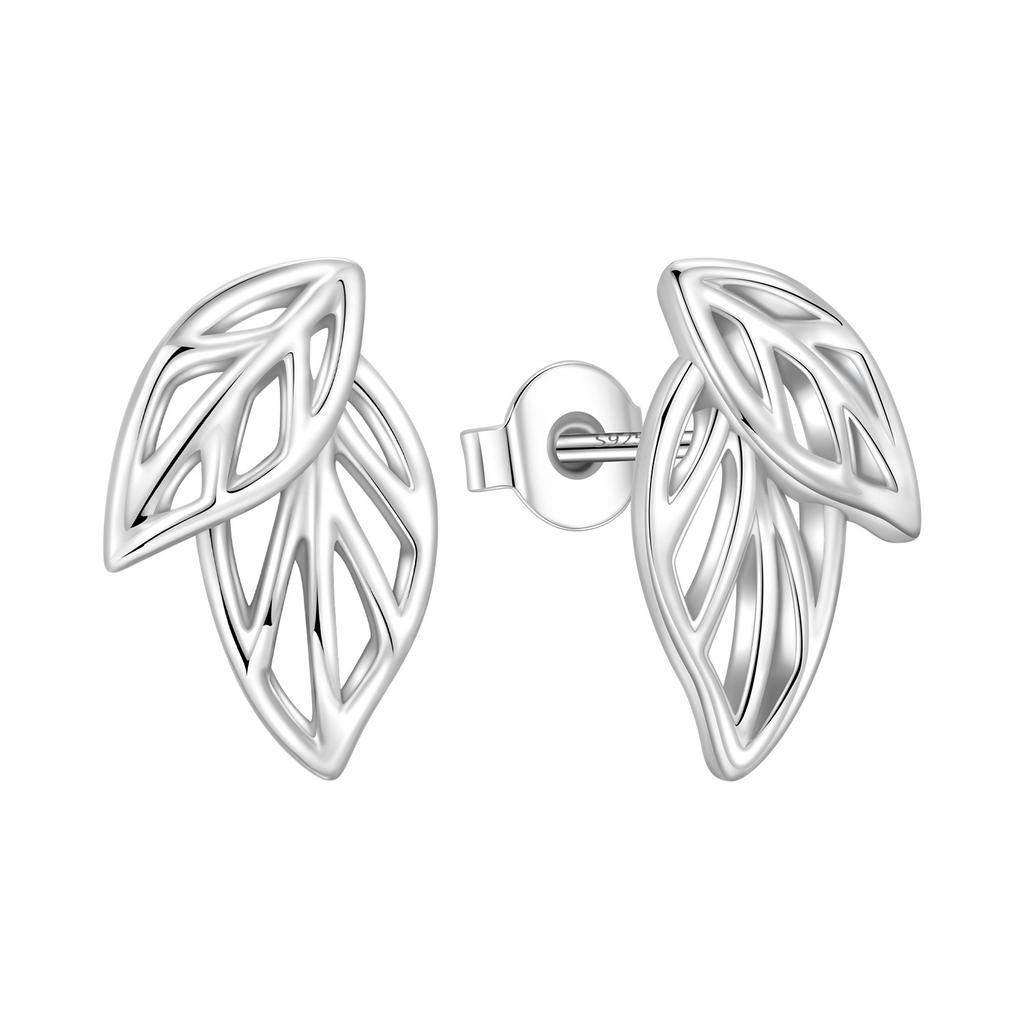 Orstarry S925 Silver Earring Exquisite Floral Ear Stud Flower Earrings Fashion Jewelry For Women Birthday Gift