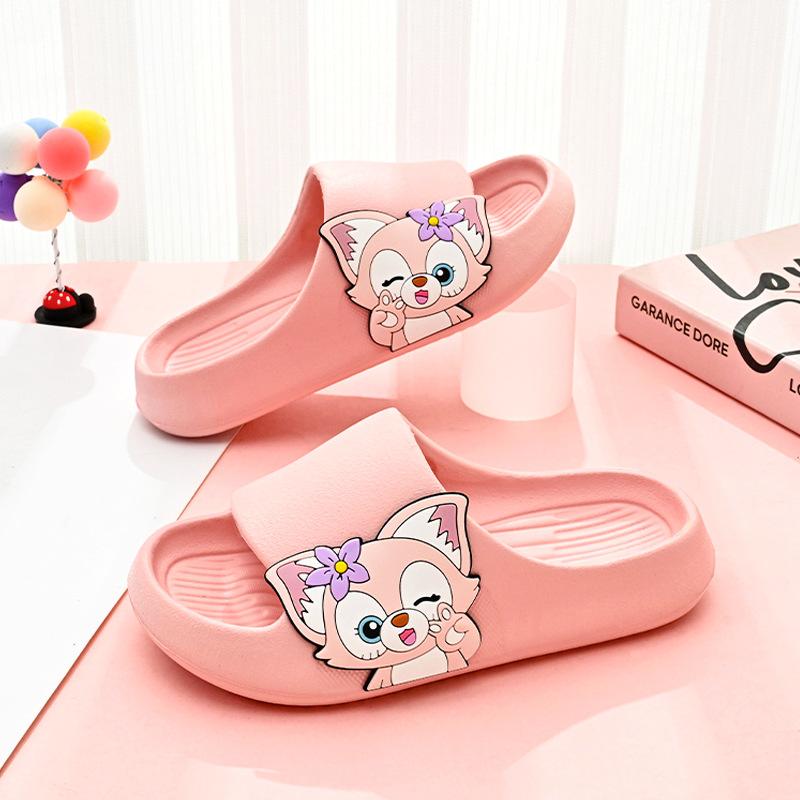 

Cozy Fun And Cartoon Themed Eva Slippers For Kids Suitable For Spring And Summer 26/27 рожевий