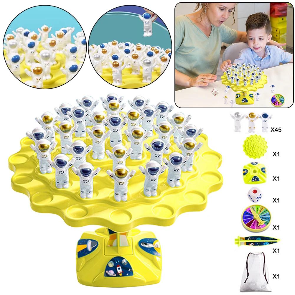 Spaceman Balance Tree Toy Set Children's Balance Match Game Toys Kids Balancing Board Gifts Parent-Child Interaction Table Games