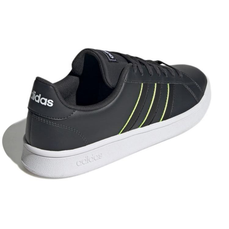 Adidas Neo Grand Court Casual Durable Lightweight Low-Top Skate Shoes Men Sneakers Black GY3697