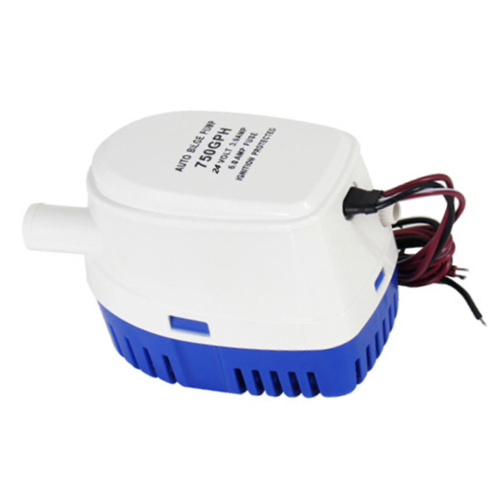 

12V 24V Strong Stainless Steel Automatic Submersible Bilge Pump For Kayaks Saltwater And Freshwater Marine Applications