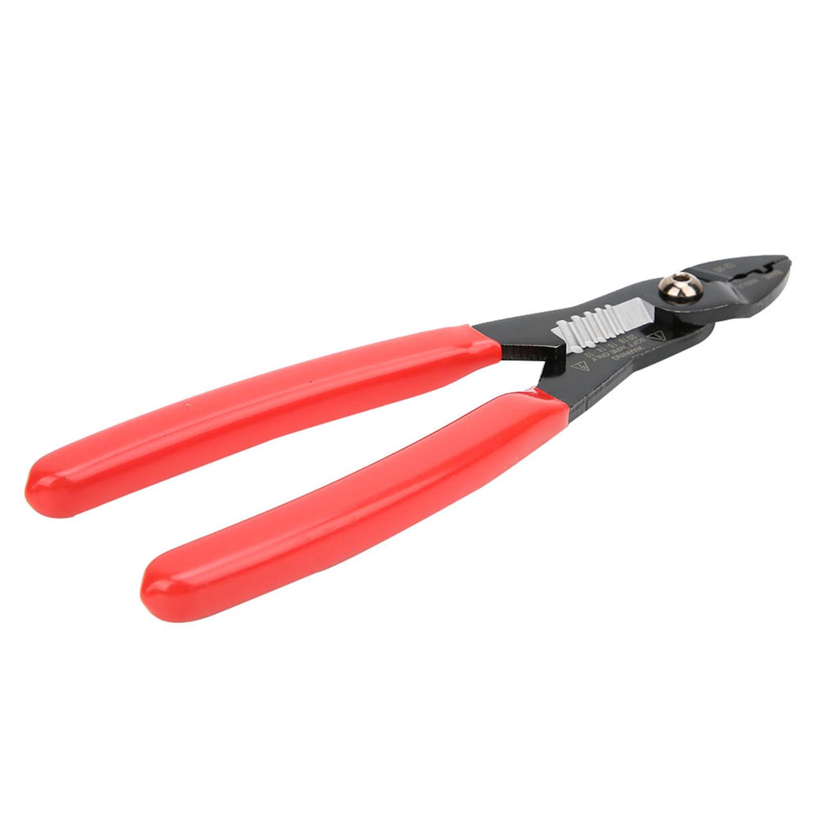 

7in Professional Electrical Cable Stripping Crimping Tool Wire Stripper for Terminals