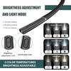 LED Neck Reading Light Book Lamp Dimmable Rechargeable Flexible Soft Lightweight Hands-Free LED Reading Lamp