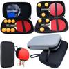 EVA Ping Pong Paddle Case Black Grey Hard Shell Storage Bag Ping Pong Paddle