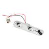 Chrome Plated Metal 3 Way Switch Prewired Control Plate for Tele Guitar Replacement Parts
