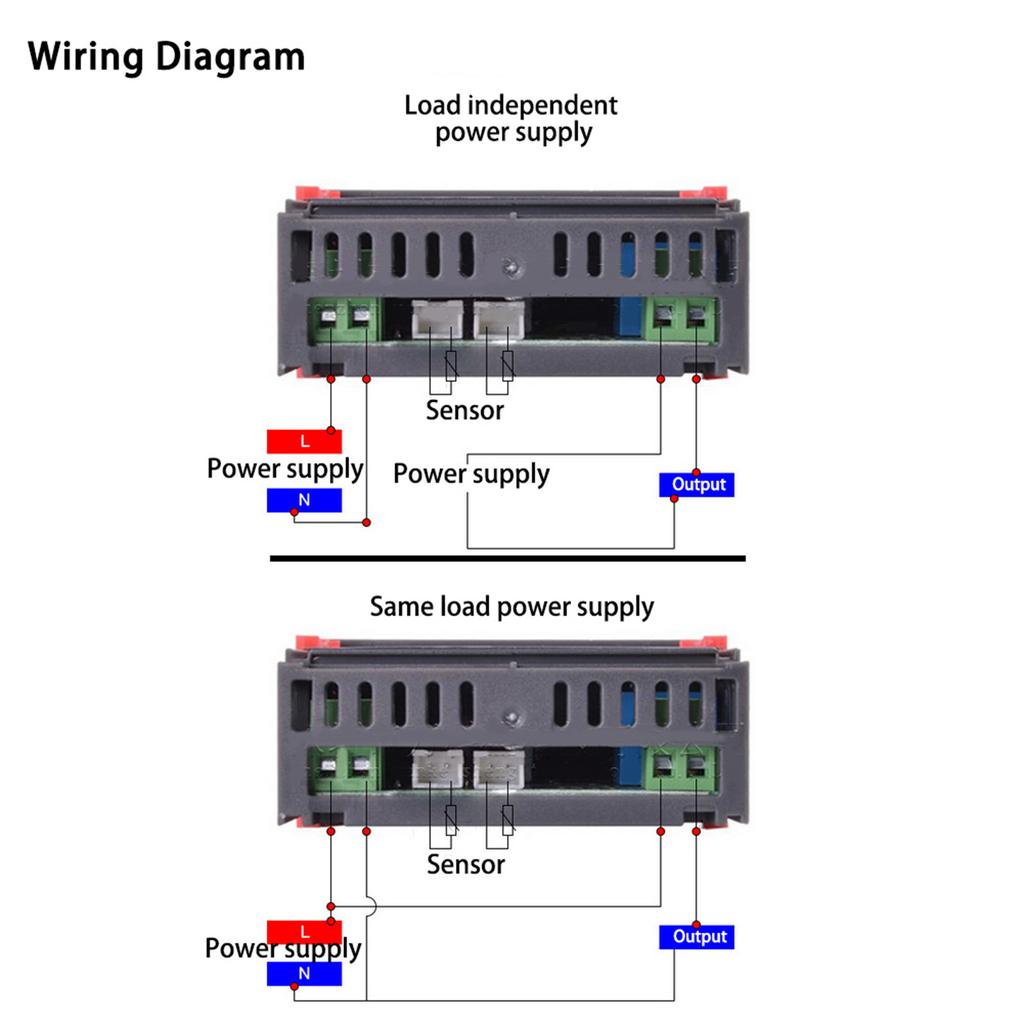 STC 3018 Digital Temperature Controller Sensor Thermostat with NTC Cable Length 1M (24V)