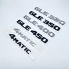3D ABS Letters Emblem Badge for Mercedes-Benz GLE250d GLE300d GLE350d GLE400 GLE450 4Matic Car Styling Trunk Nameplate Sticker