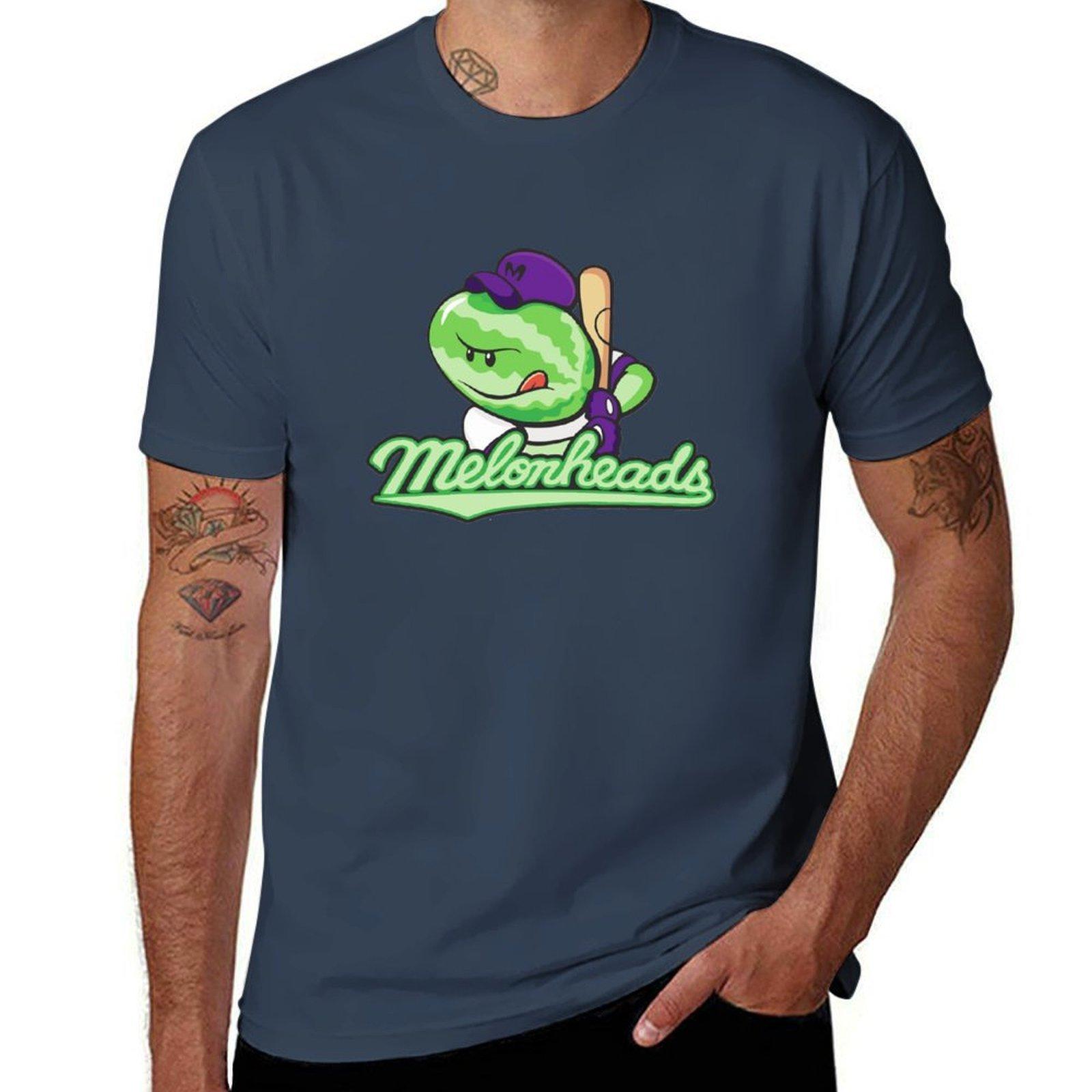 Humongous Melonheads Classic Tshirt Basic Casual Short Sleeve Cotton Shirt S