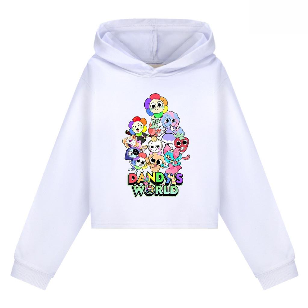 5406 Kids Girls Dandy World Printed Fashion Cute Colorful Long Sleeves Hoodies