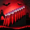 23 Pcs Halloween Four-Color Retractable Ballpoint Pens, 3D Cute Purple Hat Ghost Topper , Student Stationery, School & Office Supplies,