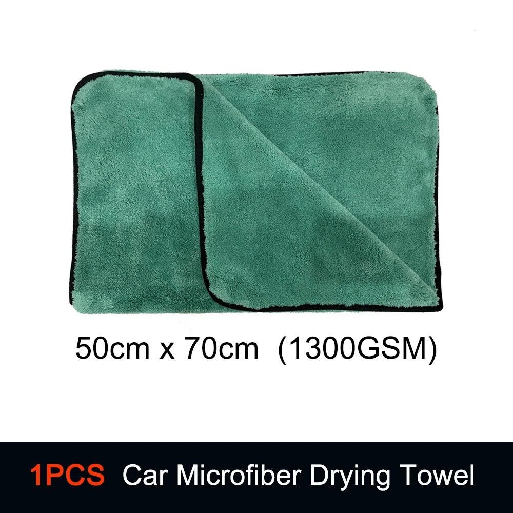 DetailingKing 1300GSM Ręcznik z Mikrofibry do Suszenia Profesjonalny Super Miękki Ściereczki do Mycia Czyszczenia Samochodu Ręczniki do Auto Detailingu