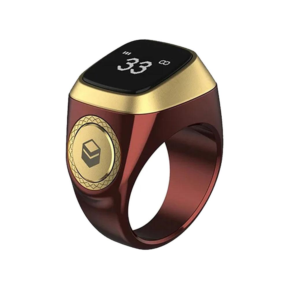 Qibla Smart Zikr Ring Lob Tasbih Zähler Elektronisch Digital Zähler für Muslime Gebetszeit Vibrationserinnerung Wasserdicht