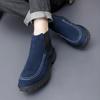 Fashion Boots Men PU Matte Leather European and American Business Fashion Chelsea Boots Size Outdoor Training Boots 37-47 Men Boots