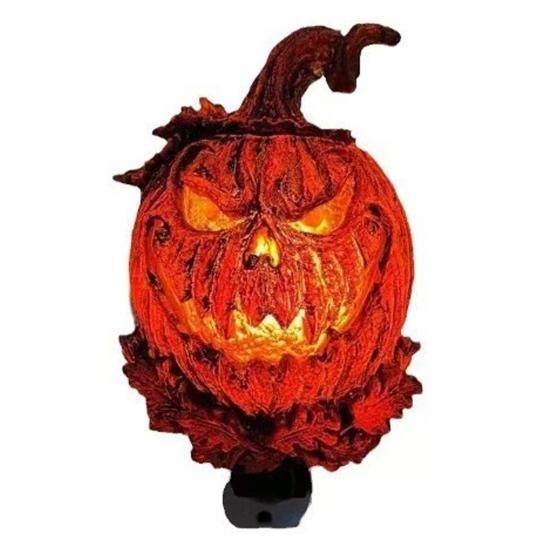 Pumpkin Night Light Spooky Halloween LED Lighted Pumpkin for Halloween Bedroom Living Room Home Decor