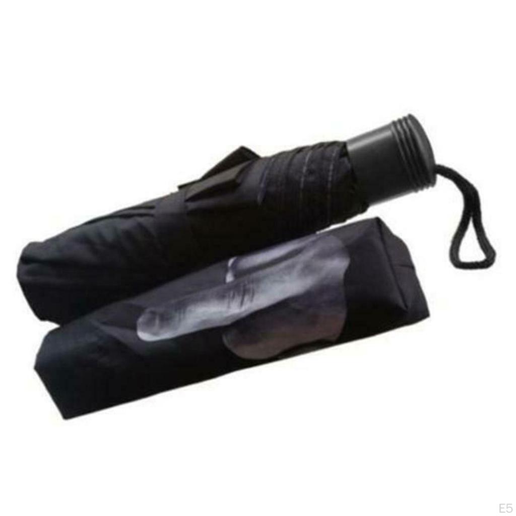 Folding Umbrella Windproof Middle Finger Pattern Print