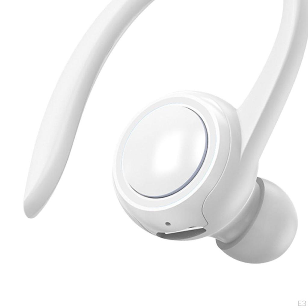 Single Earphone of hook Waterproof Sweat-Resistant Noise Cancelling Business Headset for