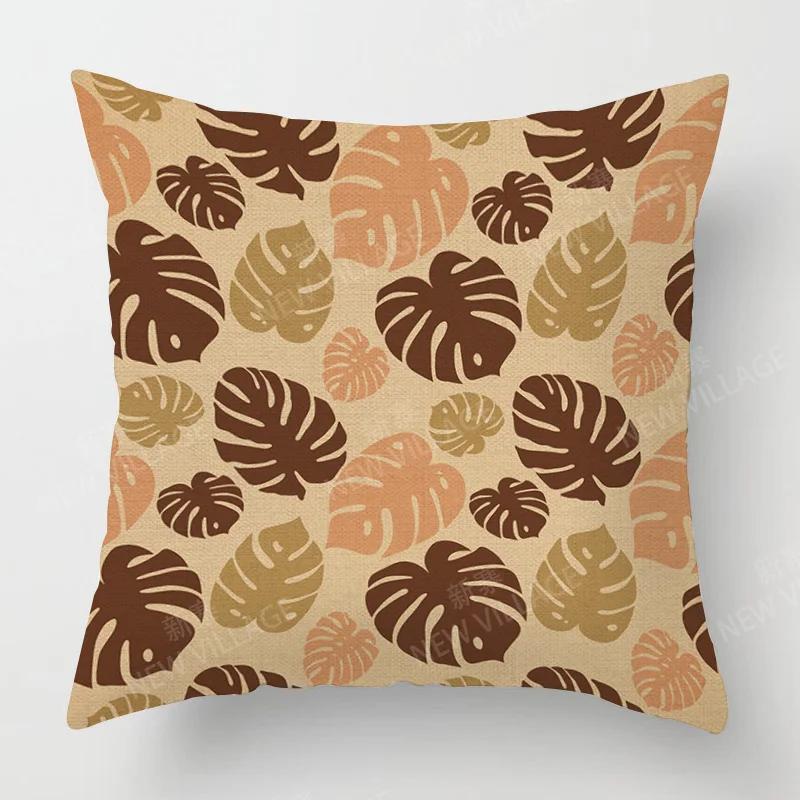 Moderní bytový obývací pokoj dekorace povlaky na polštáře polštář pohovka 35x35cm 40x40 60x60cm 45x45cm 40*40 povlak na polštář boho rostlina severský