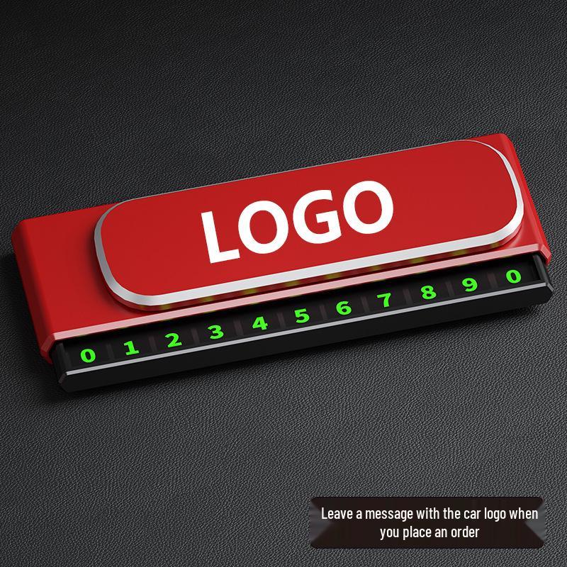 Magnetic Temporary Car Parking Sign with Luminous Hidden Contact Plate