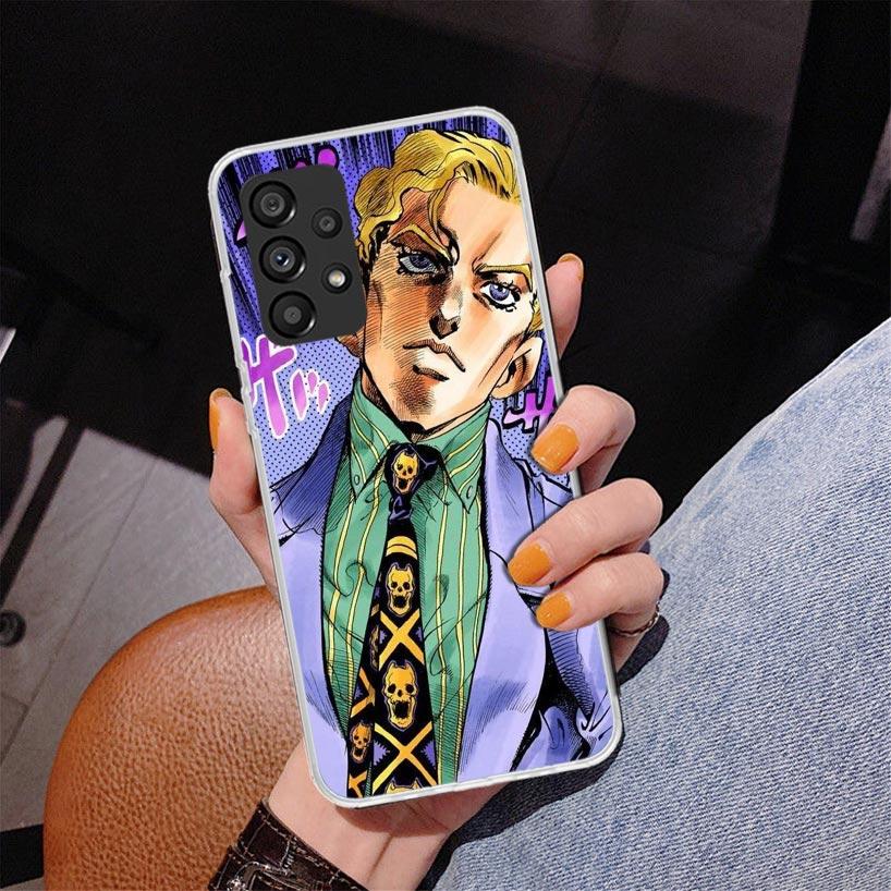 JoJo Kira Yoshikage Killer Queen Phone Case For Samsung Galaxy A52 A42 A32 A22 A12 A51 A41 A31 A21S A50S A40 A30S A20S A20E A10