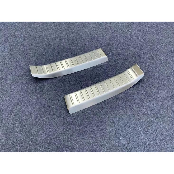 For Mazda CX-30 CX30    Stainless Steel Interior Rear Trunk Bumper Foot Palte Protection Cover Trims Car Accessories