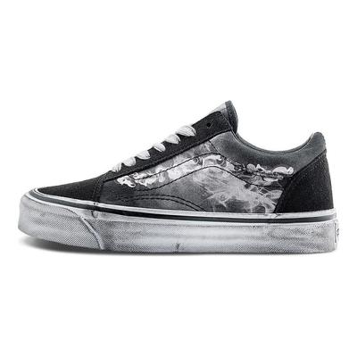Concepts X  Old Skool Series Comfortable Durable Low-Top Skate Shoes Unisex Sneaker Black Gray VN0A4P3XY451