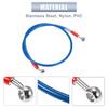 X AUTOHAUX Brake Hose Bike Mesh Oil Hose Clutch Hose