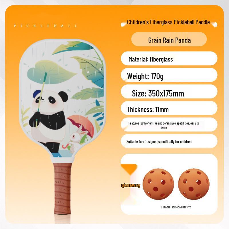 Children's Beginner Pickleball Racket Set - Fiberglass, Official Store Model