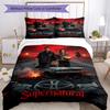 3pcs Supernatural Bedding Set Duvet Cover Closure Includes 1 Duvet Cover & 2 Pillowcases, Soft and Comfortable for All Seasons.