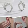 Vintage Year of The Dragon Earrings Simple Cold Wind Matching Ear Rings