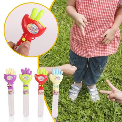 Handheld Stein Schere Papier Mora Neuheit Spielzeug mit Süßigkeitenbehälter Interessantes Zufallswechsel Raten Spielzeug Kreativer Süßigkeitentütenfüller Jungen