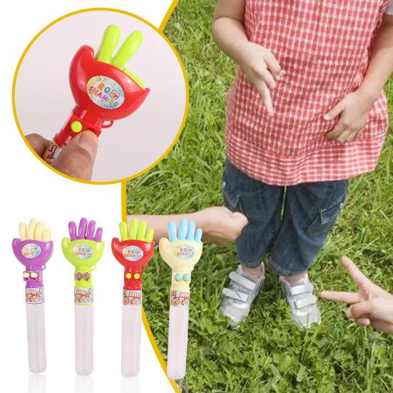 Handheld Stein Schere Papier Mora Neuheit Spielzeug mit Süßigkeitenbehälter Interessantes Zufallswechsel Raten Spielzeug Kreativer Süßigkeitentütenfüller Jungen