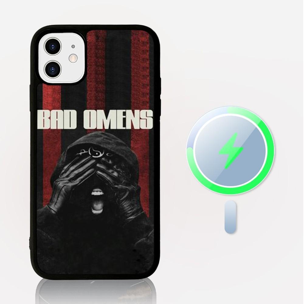 Bad Omens Music Band Phone Case Magesafe Magnetic Wireless Charge Case For iPhone 16 11 12 13 14 15 Pro Max Plus Mini