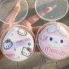 TYXY Niedliches Melody Cat Cartoon-Puffkissen mit Aufbewahrungsbox - Nass- und Trockenverwendbar