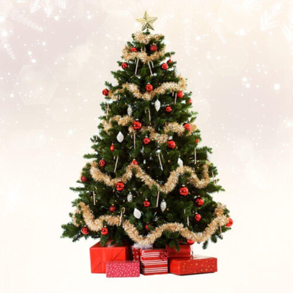 3pcs Xmas Christmas Tree Long Bold Garland Xmas Tinsel Party Supplies Wedding Decor