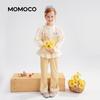 MOMOCO Girls' 2026 Spring Fake Two-Piece Sports Set