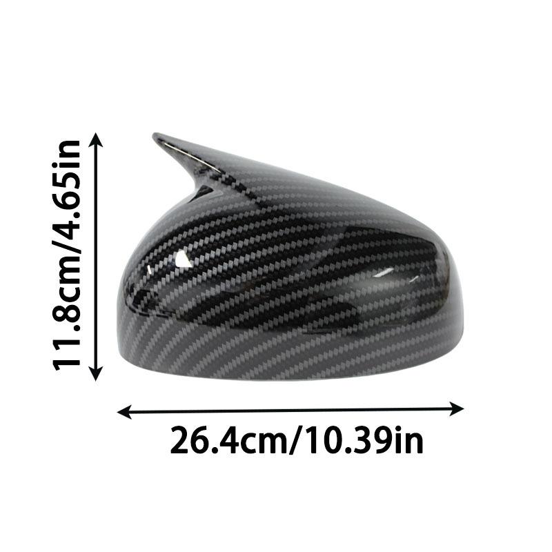 Add on Car Rearview Side Wing Mirror Cover Cap For Mercedes-Benz Smart Fortwo/Forfour 453 W453 2015 2016 2017-2024