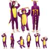 Cozy Purple Dragon Unisex Adult Animal Onesie Pajamas For Ultimate Comfort