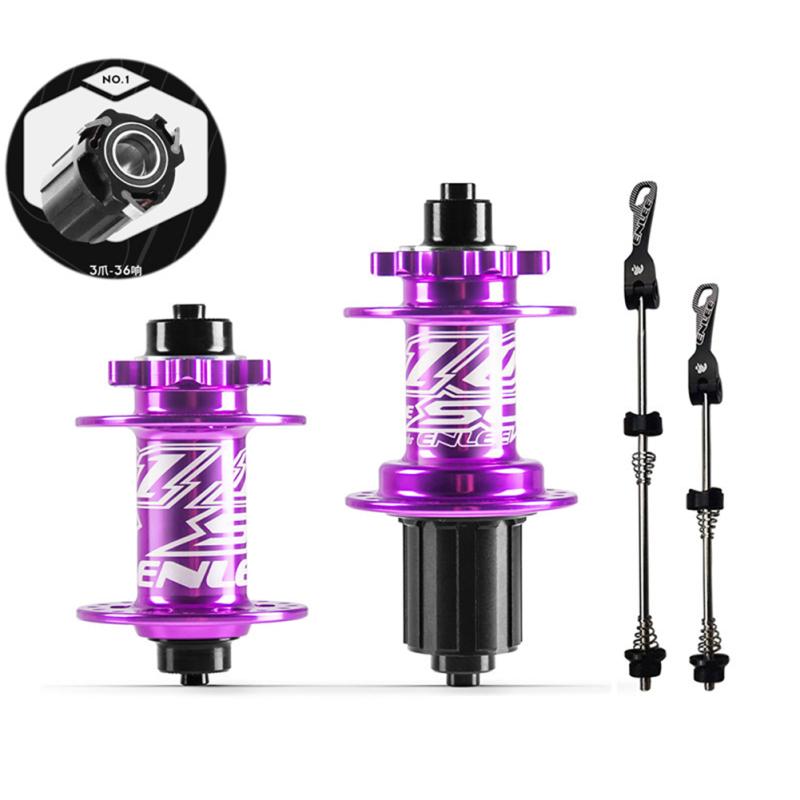 Butuc pentru biciclete de munte din aliaj de aluminiu 6 cuie 5 rulment 32 de găuri 8-11 viteze Butuc de frână cu disc cu eliberare rapidă