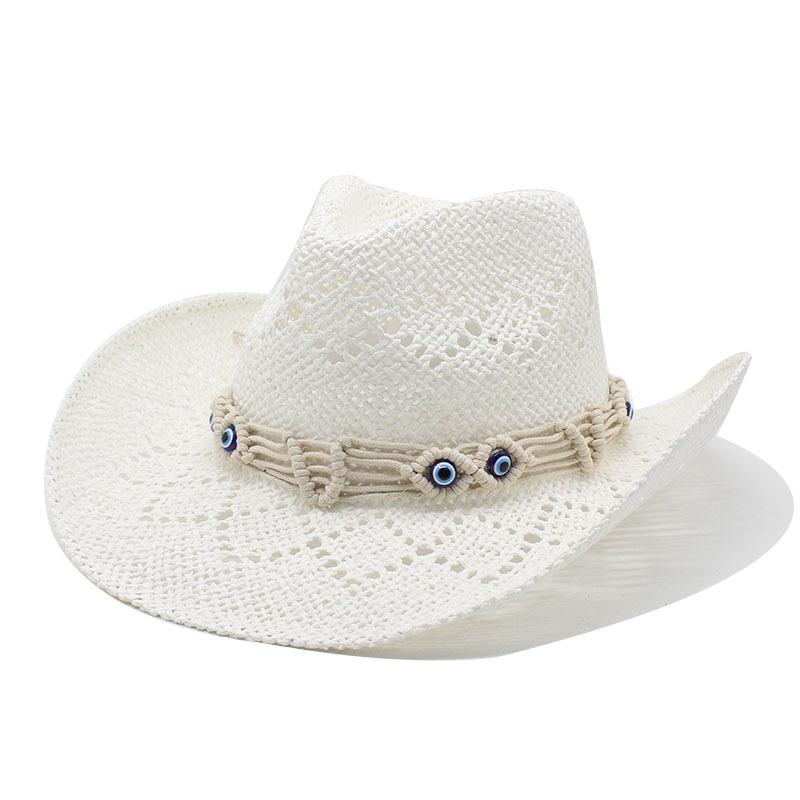 Bohemian Minority Suede Hat Belt Couple Hat Western Cowboy Top Hat