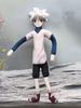 Anime Hunter Killua Zoldyck Cosplay Plüschpuppe Stoffpuppen Niedliche Plüschtiere Zimmerdekoration Abstrakter Drahtgelenk Verdrehbar Geschenke