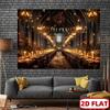 2D Great Hall Backdrop for Wizard School Cosplay & Movie Night Decoration